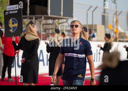 ERICSSON Marcus (swe) sauber F1 C36, Ambiance Portrait während 2017 Formel 1 FIA Weltmeisterschaft, Bahrain Grand Prix, in Sakhir vom 13. Bis 16. April - Foto Antonin Vincent / DPPI Stockfoto