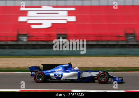 GIOVINAZZI Antonio (ita) sauber F1 C36 Action während der Formel 1 FIA Weltmeisterschaft 2017, China Grand Prix, in Shanghai vom 7. Bis 9. April - Foto DPPI Stockfoto