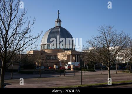 The Church of Christ the Cornerstone, Milton Keynes, Buckinghamshire in Großbritannien Stockfoto