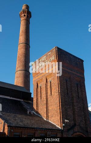 The Pumphouse, ein Pub-Restaurant im Albert Dock in Liverpool Stockfoto