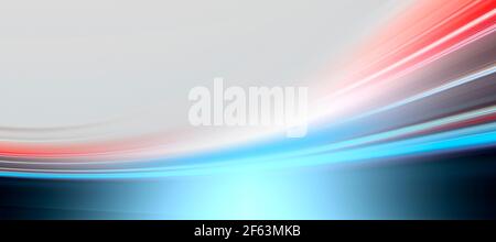 Abstrakt stilvolle Verlaufsfarbe von blauen und roten Wellen Hintergrund. Stockfoto