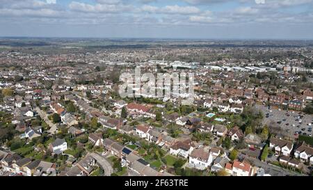 Billericay Essex UK Stadt Luftbild Stockfoto