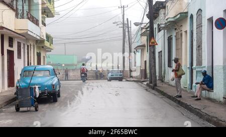 Szene der Stadt Santa Clara, Villa Clara, Kuba Stockfoto