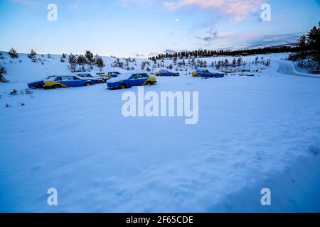 Ambiente während der WRC World Rally Car Championship 2017, Schweden Rallye vom 9. Bis 12. Februar, in Hagfors - Foto Francois Baudin / DPPI Stockfoto