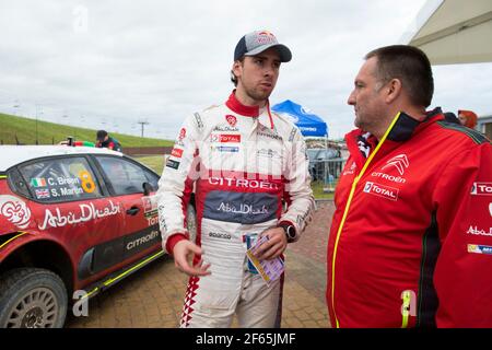 MATTON Yves, Citroen Total Abu Dhabi WRT Teamleiter Ambiance Portrait und JAEGER-SYNNEVAAG anders (NOR) CITROEN C3 WRC, Hersteller Aktion während der WRC World Rally Car Championship 2017, Polen Rallye vom 29. juni bis 2. juli, in Mikolajki, Polen - Foto Frederic Le Floc'h / DPPI Stockfoto