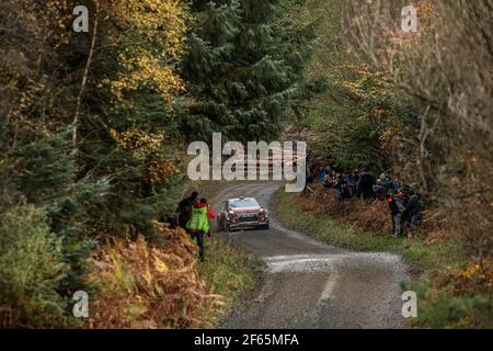 07 Al Qassimi Khalid (VAE) Chris Patterson (GBR) C3 WRC Citroen Total Abu Dhabi WRT Citroen Aktion während der WRC World Rally Car Championship 2017, Wales Rallye Großbritannien vom 26. Bis 29. oktober, in Deeside, Wales - Foto Frederic Le Floc'h / DPPI Stockfoto