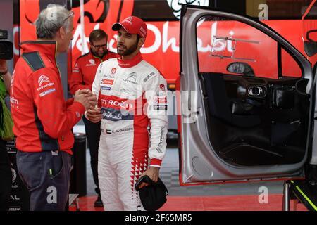 Al Qassimi Khalid (VAE) Citroen Total Abu Dhabi WRT Citroen Portrait während der WRC World Rally Car Championship 2017, Wales Rallye Großbritannien vom 26. Bis 29. oktober, in Deeside, Wales - Foto Frederic Le Floc'h / DPPI Stockfoto