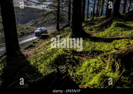 07 Al Qassimi Khalid (VAE) Chris Patterson (GBR) C3 WRC Citroen Total Abu Dhabi WRT Citroen Aktion während der WRC World Rally Car Championship 2017, Wales Rallye Großbritannien vom 26. Bis 29. oktober, in Deeside, Wales - Foto Frederic Le Floc'h / DPPI Stockfoto