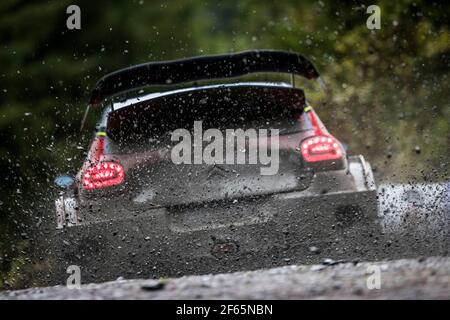 07 Al Qassimi Khalid (VAE) Chris Patterson (GBR) C3 WRC Citroen Total Abu Dhabi WRT Citroen Aktion während der WRC World Rally Car Championship 2017, Wales Rallye Großbritannien vom 26. Bis 29. oktober, in Deeside, Wales - Foto Frederic Le Floc'h / DPPI Stockfoto