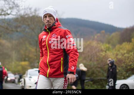 MEEKE Kris (GBR) Citroen Total Abu Dhabi WRT, Portrait während der WRC World Rally Car Championship 2017, Wales Rally Great Britain vom 26. Bis 29. oktober, in Deeside, Wales - Foto Frederic Le Floc'h / DPPI Stockfoto