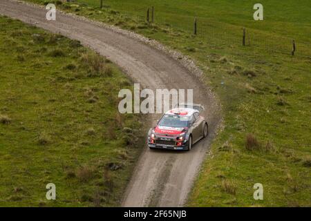 07 Al Qassimi Khalid (VAE) Chris Patterson (GBR) C3 WRC Citroen Total Abu Dhabi WRT Citroen Aktion während der WRC World Rally Car Championship 2017, Wales Rallye Großbritannien vom 26. Bis 29. oktober, in Deeside, Wales - Foto Frederic Le Floc'h / DPPI Stockfoto