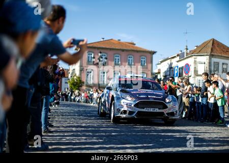34 Teemu Suninen (FIN) Mikko Markkula (FIN) Ford Fiesta R5 M-Sport World Rally Team WRC2 Aktion während der WRC World Rally Car Championship 2017, Rallye Portugal vom 18. Bis 21. Mai, in Matosinhos - Foto Francois Flamand / DPPI Stockfoto