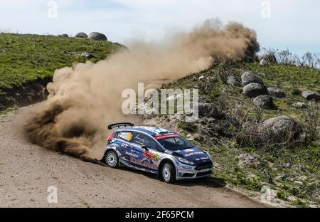 34 Teemu Suninen (FIN) Mikko Markkula (FIN) Ford Fiesta R5 M-Sport World Rally Team WRC2 Aktion während der WRC World Rally Car Championship 2017, Rallye Portugal vom 18. Bis 21. Mai, in Matosinhos - Foto Francois Flamand / DPPI Stockfoto