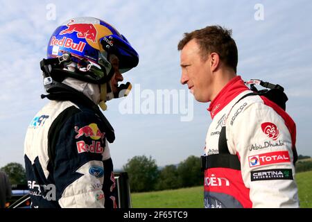 INGRASSIA Julien ( FRA ) M-Sport World Rally Team Ambiance Portrait MEEKE Kris (GBR) Citroen Total Abu Dhabi WRT Ambiance Portrait während der WRC World Rally Car Championship 2017, ADAC Rallye Deutschland vom 17. Bis 20. August, am Bostalsee, Deutschland - Foto Paulo Maria / DPPI Stockfoto