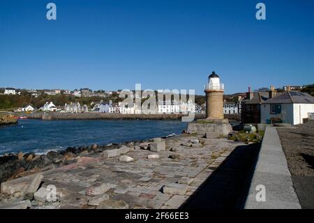 Portpatrick, ein Küstendorf in der Dumfries und Galloway council Area - Schottland Stockfoto