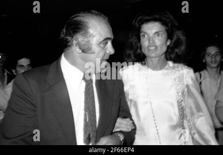 Jacqueline Onassis um 1980 Credit: Ralph Dominguez/MediaPunch Stockfoto