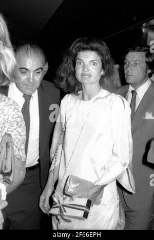 Jacqueline Onassis um 1980 Credit: Ralph Dominguez/MediaPunch Stockfoto