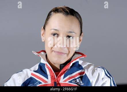 JESSICA ENNIS SIEBENKÄMPFER 6/2/2008. BILD DAVID ASHDOWN Stockfoto