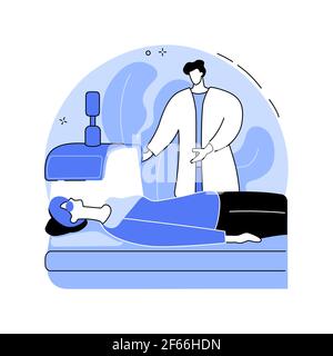 Lichttherapie abstrakte Konzept Vektor Illustration. Stock Vektor