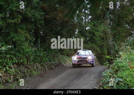 09 CERNY Jan CERNOHORSKY Petr Skoda Fabia R5 Aktion während der European Rally Championship 2017 ERC Azores Rallye, vom 30. März bis 1. April, in Ponta Delgada Portugal - Foto Gregory Lenormand / DPPI Stockfoto