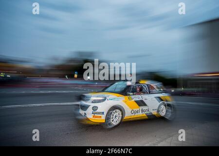 30 INGRAM Chris (GBR) ELLIOTT Edmondson (GBR) Opel ADAM R2 Aktion während der Rallye-Europameisterschaft 2017 Rzeszow in Polen vom 3. Bis 5. August - Foto Gregory Lenormand / DPPI Stockfoto