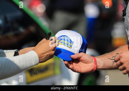 02 KOPECKY Jan (CZE) DRESLER Pavel (CZE) Skoda Fabia R5 Ambience Portrait während der European Rally Championship 2017 ERC Barum Rallye, vom 25. Bis 27. August, in Zlin, Tschechische Republik - Foto Jorge Cunha / DPPI Stockfoto