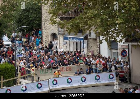 Ambiente während der European Rally Championship 2017 ERC Rally di Roma Capitale, vom 15. Bis 17. september in Fiuggi, Italia - Foto Gregory Lenormand / DPPI Stockfoto