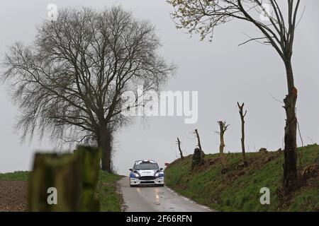 12 VAILLANT Benoit BRULE Antoine Ford Fiesta Aktion während der Rallye Frankreich 2017, Rallye du Touquet vom 16. Bis 18. März in Le Touquet, Frankreich - Foto Gregory Lenormand / DPPI Stockfoto