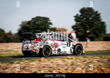 05 BRUNSON Eric, MONDON Cedric, Ford Fiesta WRC, Aktion während der Rallye Frankreich 2017, Rallye coeur de France, 28. Bis 30. september in Vendome, Frankreich - Foto Alexandre Guillaumot / DPPI Stockfoto