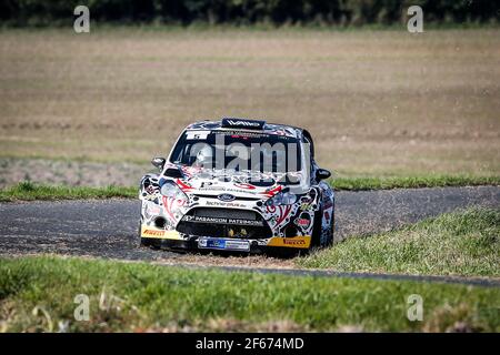 05 BRUNSON Eric, MONDON Cedric, Ford Fiesta WRC, Aktion während der Rallye Frankreich 2017, Rallye coeur de France, 28. Bis 30. september in Vendome, Frankreich - Foto Alexandre Guillaumot / DPPI Stockfoto