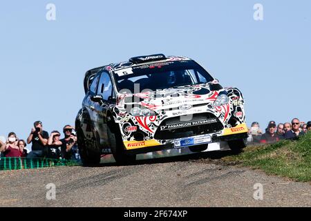 05 BRUNSON Eric, MONDON Cedric, Ford Fiesta WRC, Aktion während der Rallye Frankreich 2017, Rallye coeur de France, 28. Bis 30. september in Vendome, Frankreich - Foto Alexandre Guillaumot / DPPI Stockfoto