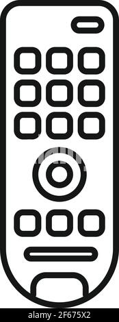 Symbol für die Handfernbedienung, Umrissstil Stock Vektor