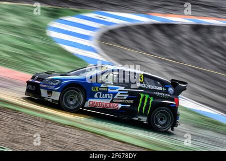 03 KRISTOFFERSSON Johan (swe) PSRX Volkswagen Schweden Volkswagen Polo GTI Aktion während Cooper Tyres World RX von Hockenheim 2017, vom 5. Bis 7. Mai - Foto Paulo Maria /DPPI Stockfoto