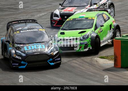 06 BAUMANIS Janis (lva) Team Stard Ford Fiesta Aktion während Cooper Tyres World RX in Hockenheim 2017, vom 5. Bis 7. Mai - Foto Paulo Maria /DPPI Stockfoto