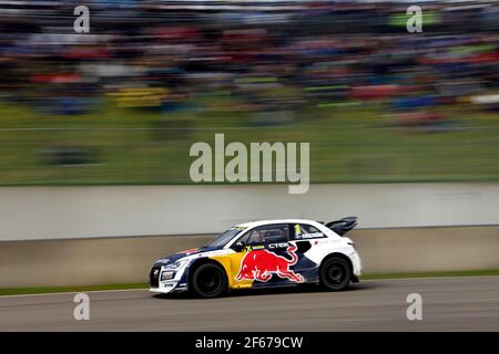 01 EKSTROM Mattias (swe) EKS Audi S1 Aktion während der Coyote World RX in Belgien 2017, Circuit jules Tacheny, am 12. Bis 14. Mai - Foto Paulo Maria / DPPI Stockfoto