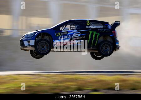 03 KRISTOFFERSSON Johan (swe) PSRX Volkswagen Schweden Volkswagen Polo GTI Action während der Swecom WORLD RX Championship von schweden 2017 Auf der HOLJES MOTORSTADION Juni 30 bis juli - Photo Paulo Maria/DPPI Stockfoto