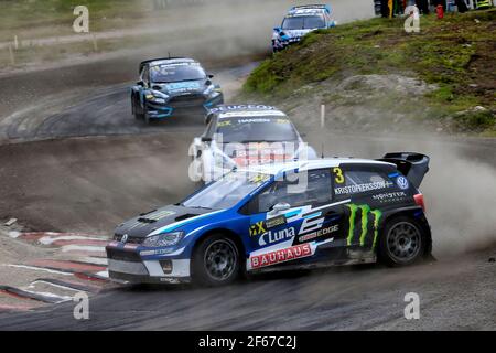 03 KRISTOFFERSSON Johan (swe) PSRX Volkswagen Schweden Volkswagen Polo GTI Action während der Swecom WORLD RX Championship von schweden 2017 Auf der HOLJES MOTORSTADION Juni 30 bis juli - Photo Paulo Maria/DPPI Stockfoto