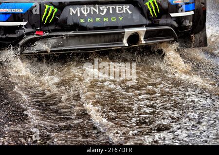 03 KRISTOFFERSSON Johan (swe) PSRX Volkswagen Schweden Volkswagen Polo GTI Aktion während der 2017 FIA Neste World RX von Lettland Vom 15th. Bis 17th. September in Riga - Photo Paulo Maria/DPPI Stockfoto