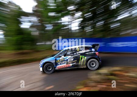03 KRISTOFFERSSON Johan (swe) PSRX Volkswagen Schweden Volkswagen Polo GTI Aktion während der 2017 FIA Neste World RX von Lettland Vom 15th. Bis 17th. September in Riga - Photo Paulo Maria/DPPI Stockfoto