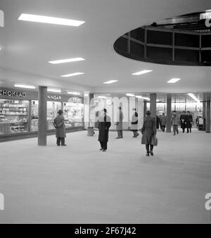 U-Bahn, Hauptbahnhof - Stockholmer Straßenbahn, Vasagatan Stockfoto