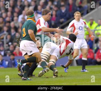 ENGLAND V SÜDAFRIKA 18/11/2006 BILD DAVID ASHDOWNRUGBY ENGLAND Stockfoto