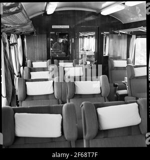 Staatsbahnen, SJ X0A5. Audit im Hauptworkshop Åmål Stockfoto