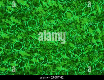 Abstrakt moderne futuristische Technologie Hintergrund Stockfoto