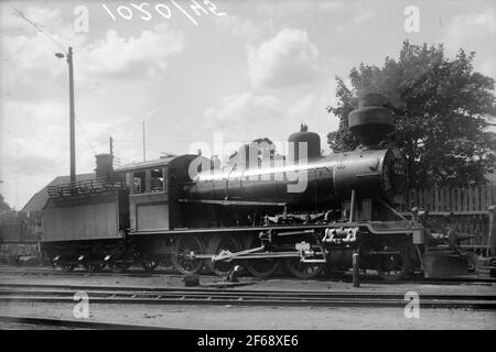Lieferfoto einer der zehn Dampflokomotiven, die Nydqvist & Holm ab für die finnische staatliche Eisenbahngesellschaft Valtrautatiet (VR) 1928 hergestellt hat. Die Lokomotive wurde 900-909. Stockfoto