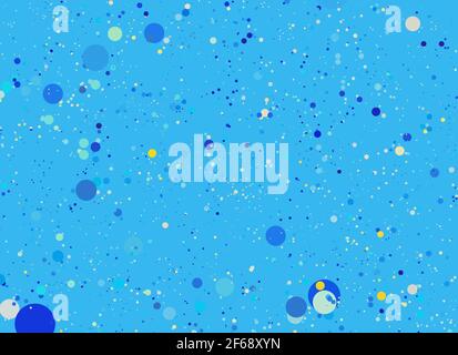 Abstrakte blaue Frische Hintergrund der bemalten Blasen Stockfoto