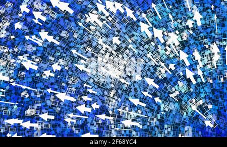 Abstrakte moderne futuristische Technologie Hintergründe Stockfoto