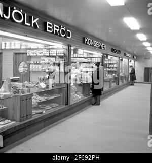 U-Bahn, Hauptbahnhof - Stockholmer Straßenbahn, Vasagatan Stockfoto