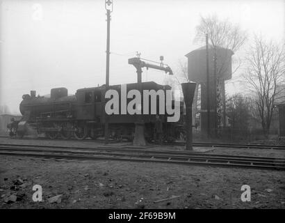 HNJ G10 41. Die Lokomotive wurde 1922 von Hanomag Hannover hergestellt. Verkauft 1945 an die Staatsbahnen und musste SJ E8 1756 literieren. Wurde 1974 verschrottet. Stockfoto