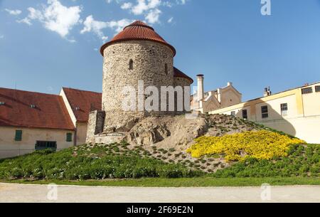 Die Rotunde der Hl. Katharina in der tschechischen Rotunde svate kateriny, Stadt Znojmo, Südmähren, Tschechische republik Stockfoto