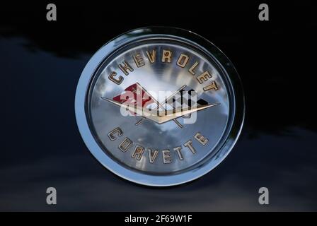 1960 Corvette Stingray Emblem Stockfoto
